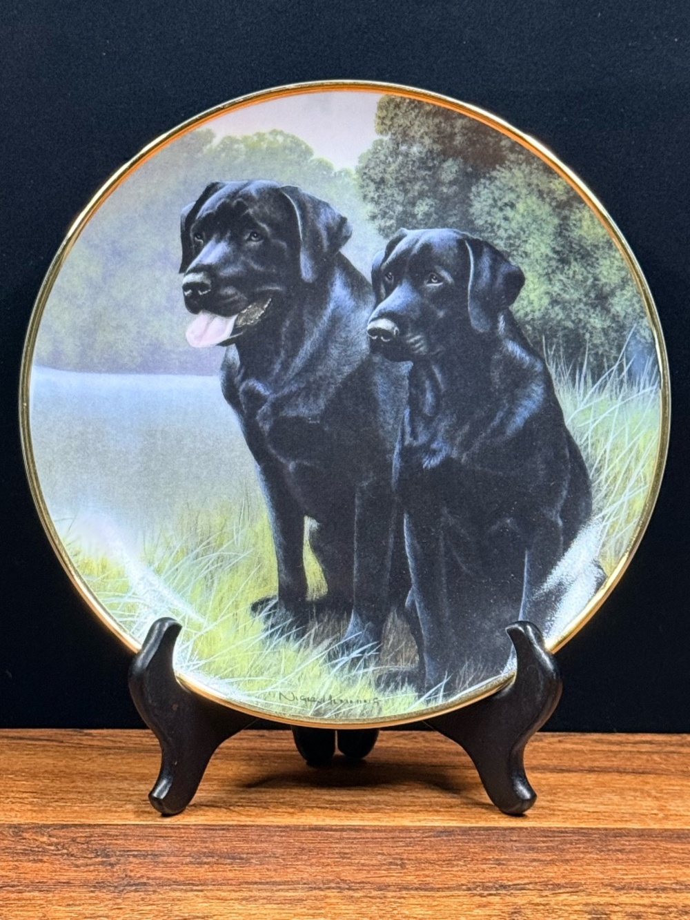 FRANKLIN MINT Sporting Companions by Nigel Hemming #R3901